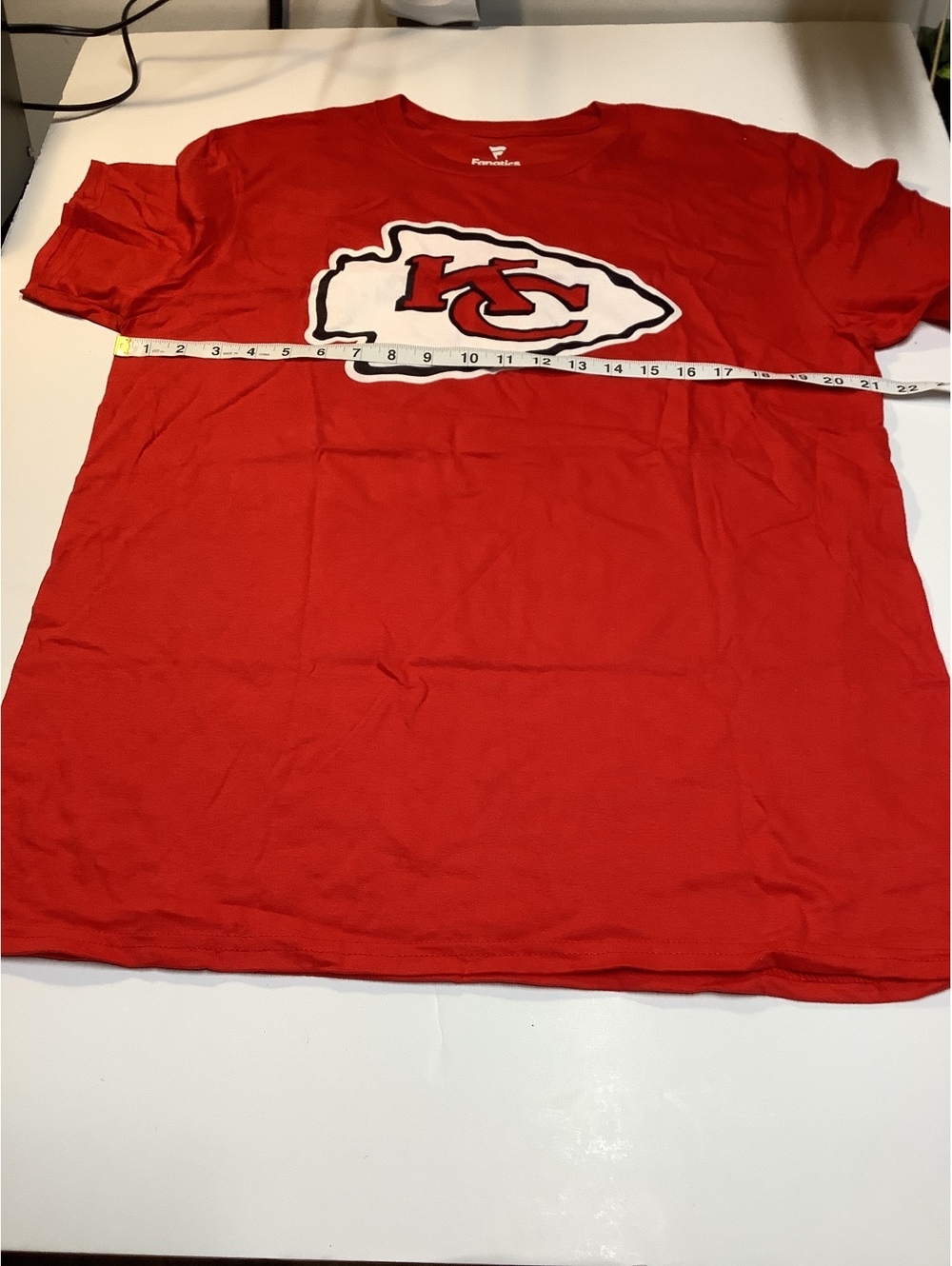 Kansas City Chiefs Patrick Mahomes #15 Red T-Shirt Large